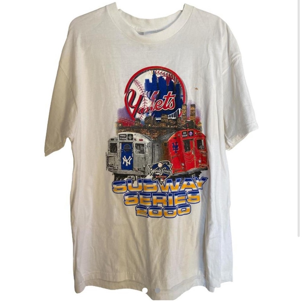 2000 MLB Yankees vs Mets Subway Series T-Shirt